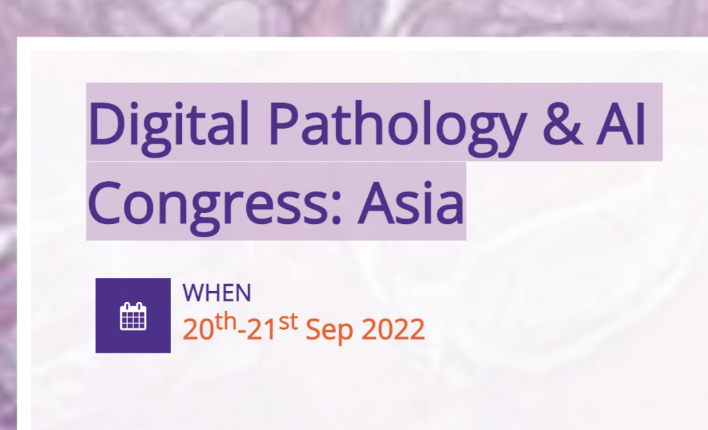 Asia Digital Pathology and AI Congress
